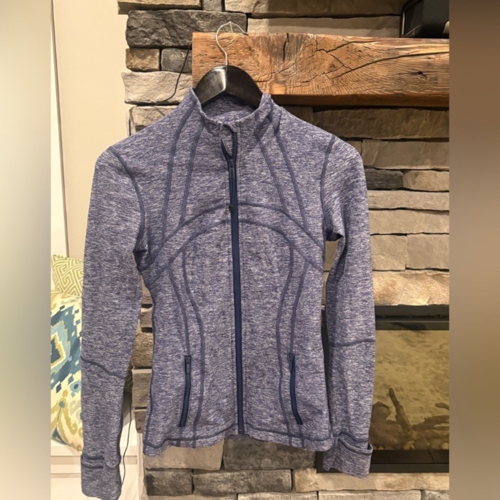 lululemon athletica Blue Define Jacket zipper